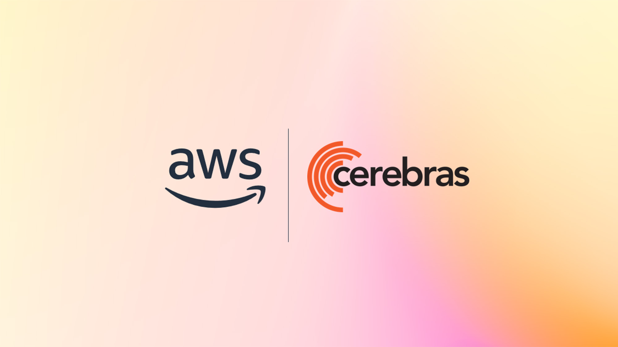 AWS and Cerebras logo